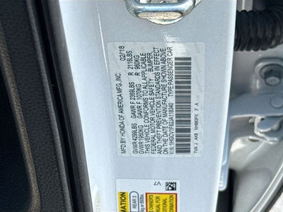 2018 Honda Accord EX-L w/Navigation