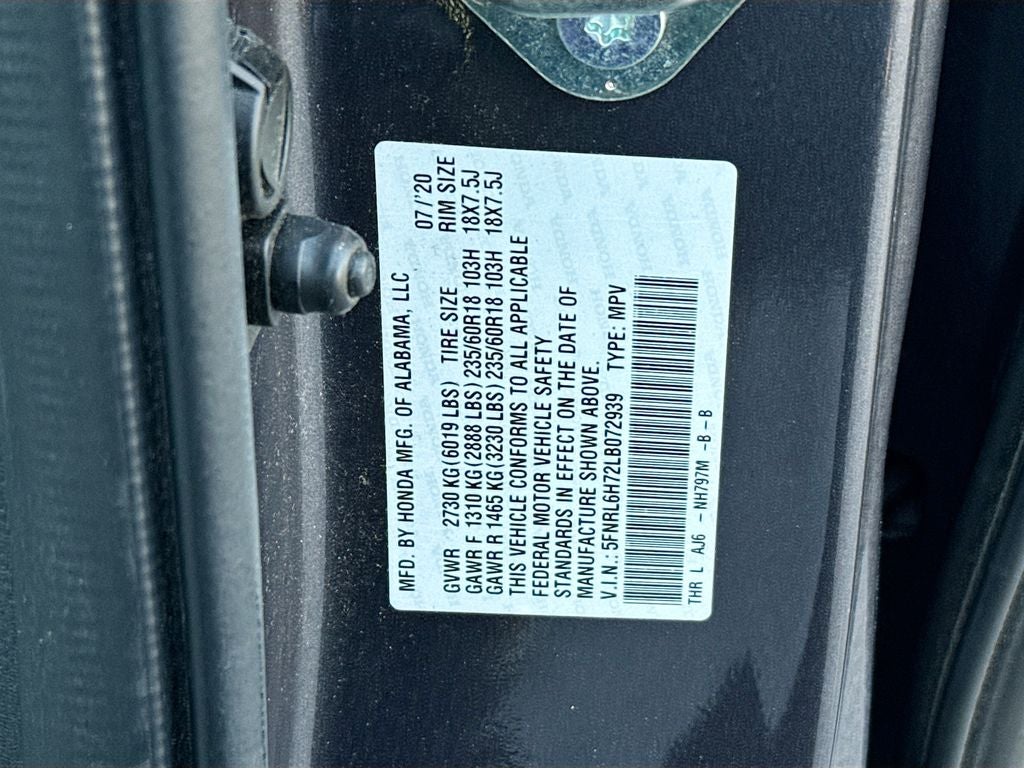 2020 Honda Odyssey EX-L