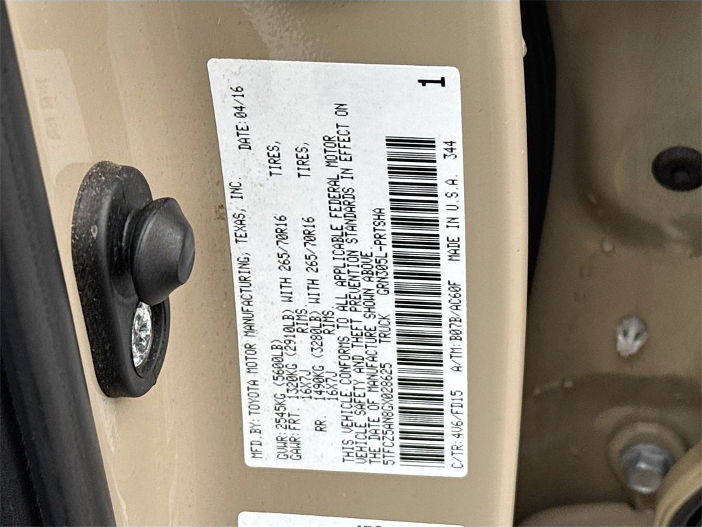 2016 Toyota Tacoma Base