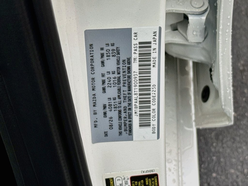 2026 Mazda Mazda3 Sedan 2.5 S