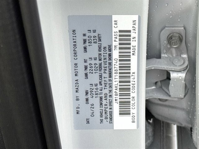 2026 Mazda Mazda3 Hatchback 2.5 S Select Sport