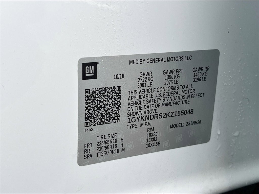 2019 Cadillac XT5 Luxury AWD