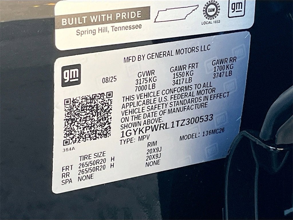 2026 Cadillac LYRIQ Premium Sport