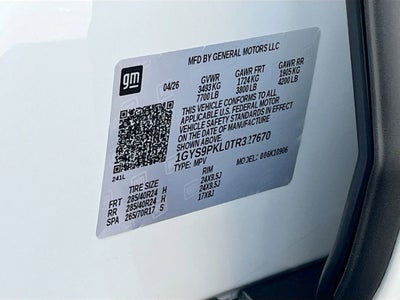 2026 Cadillac Escalade ESV Sport