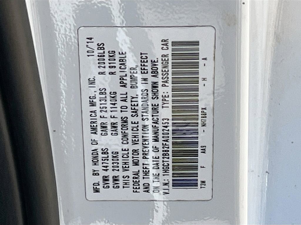 2015 Honda Accord Coupe EX-L