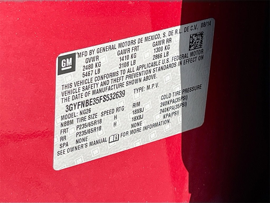 2015 Cadillac SRX Luxury Collection