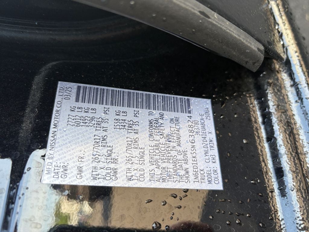 2025 Nissan Frontier PRO-4X
