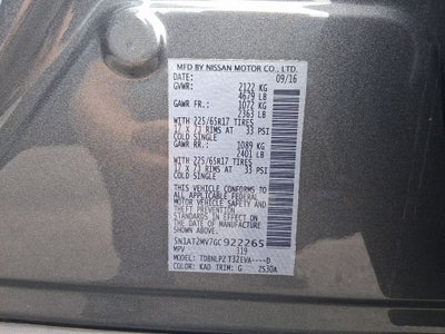 2016 Nissan Rogue S