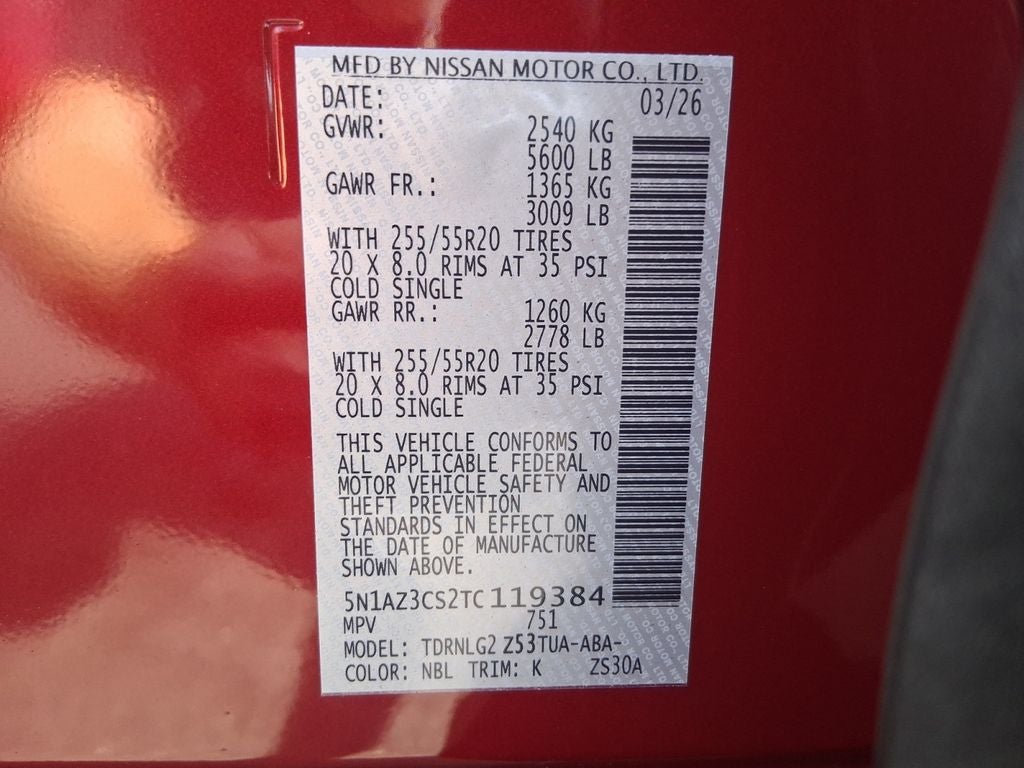 2026 Nissan Murano SL