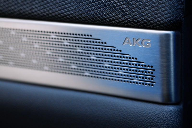 Close-up View of the AKG Studio Audio Speaker | Jim Shorkey Cadillac in Gainesville GA