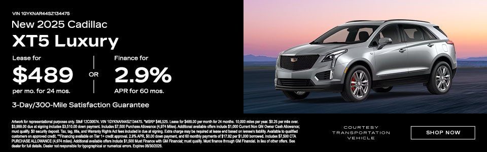 2025 Escalade XT5 Luxury Mobile