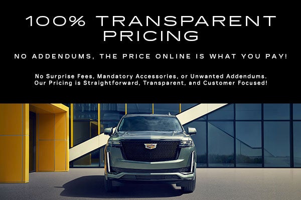 100% Transparent Pricing